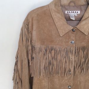VINTAGE SUEDE FRINGE JACKET